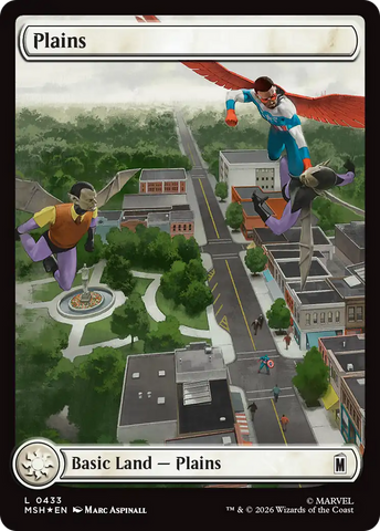 Plains (0433) (Surge Foil) [Marvel Super Heroes]
