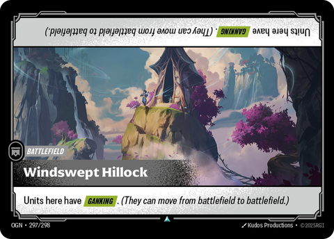 front of card Windswept Hillock [Origins] #297