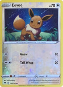 Eevee (130/185) (Reverse Cosmos Holo) (Sword & Shield: Vivid Voltage) [Theme Deck Exclusive]