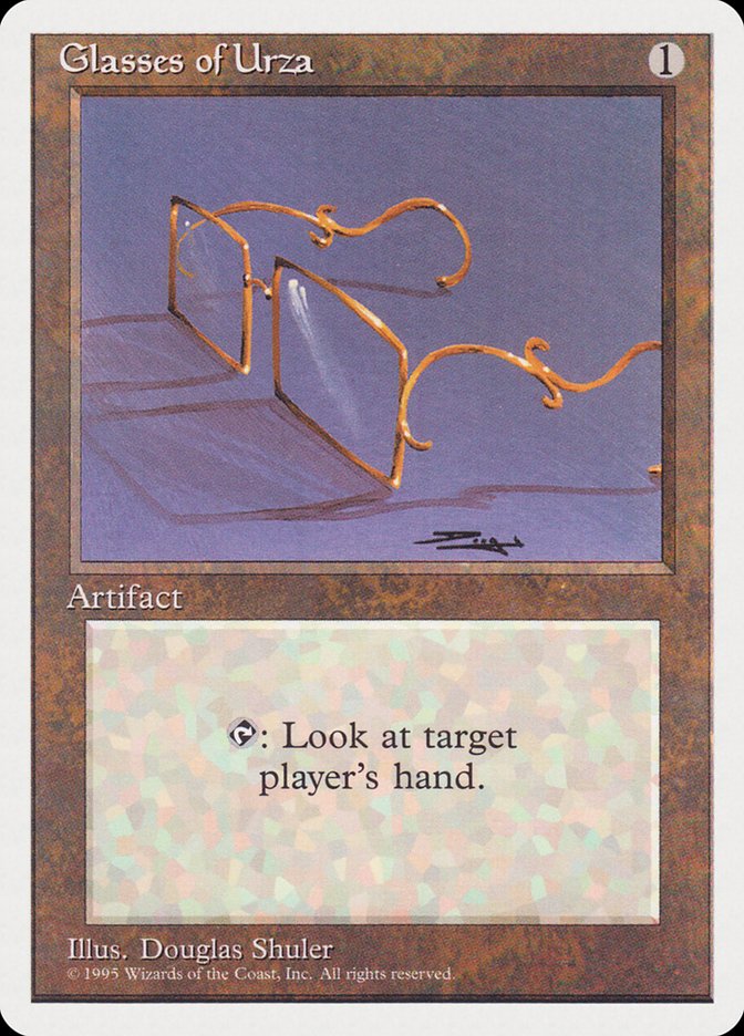 Glasses of Urza (1995 Reprint) [Rivals Quick Start Set]