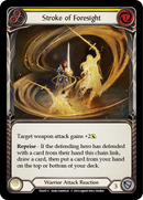 Stroke of Foresight (Yellow) [TEA017-C] (Dorinthea Hero Deck) 1st Edition Normal