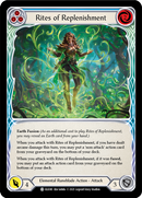 Rites of Replenishment (Blue) [ELE081] (Tales of Aria) 1st Edition Rainbow Foil