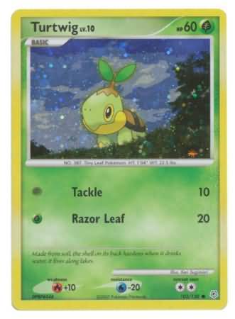 Turtwig (103/130) (Cosmos Holofoil) (Diamond & Pearl: Base Set) [Theme Deck Exclusive]