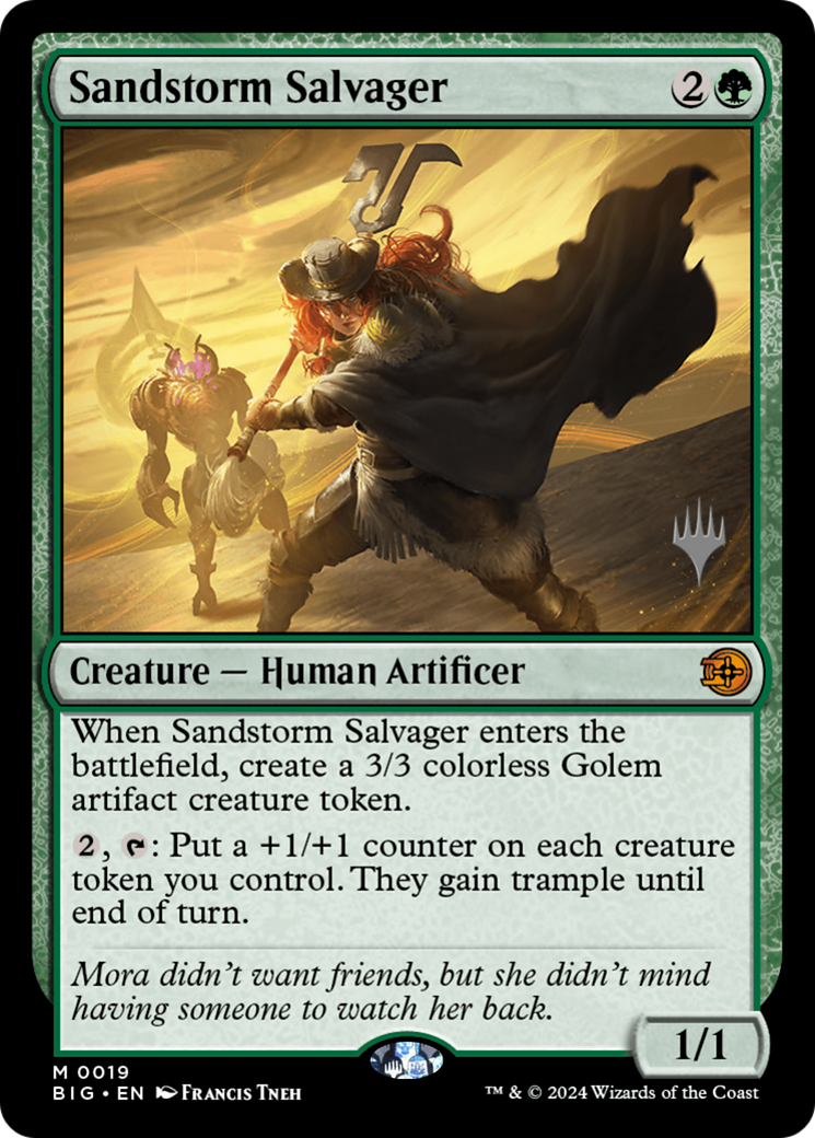 Sandstorm Salvager [Outlaws of Thunder Junction: The Big Score Promo Pack]