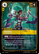 front of card Karma, Channeler [Origins]