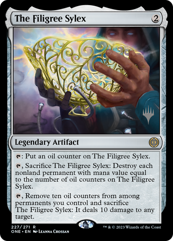 The Filigree Sylex (Promo Pack) [Phyrexia: All Will Be One Promo Pack]