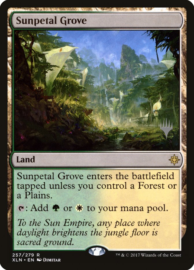Sunpetal Grove (Promo Pack) [Ixalan Promo Pack]