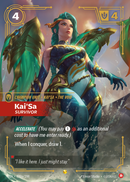 front of card Kai'Sa, Survivor (Showcase) [Origins]