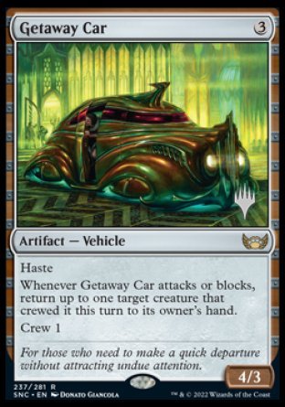 Getaway Car (Promo Pack) [Streets of New Capenna Promo Pack]