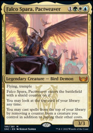 Falco Spara, Pactweaver (Promo Pack) [Streets of New Capenna Promo Pack]
