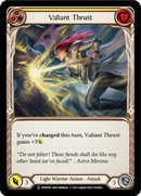 Valiant Thrust (Yellow) [U-MON040-RF] (Monarch Unlimited) Unlimited Rainbow Foil