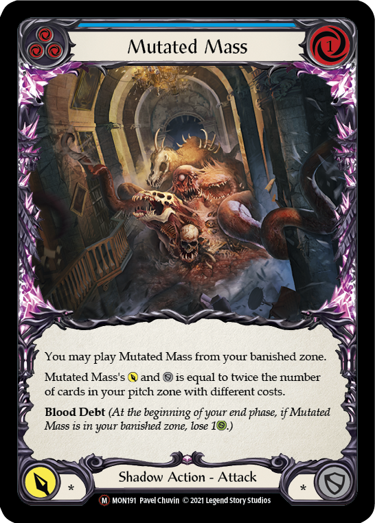 Mutated Mass [U-MON191-RF] (Monarch Unlimited) Unlimited Rainbow Foil