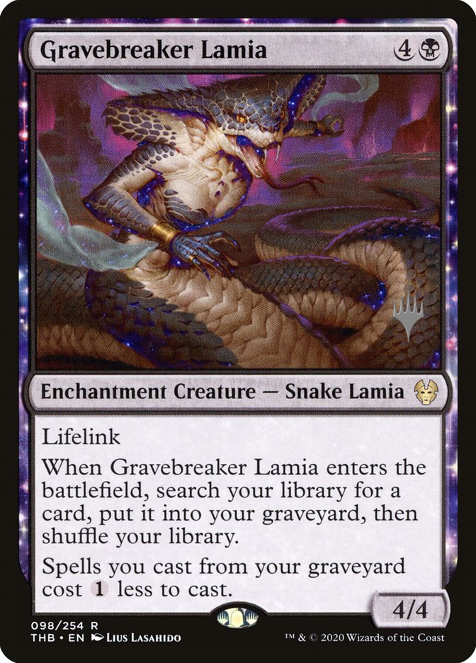 Gravebreaker Lamia (Promo Pack) [Theros Beyond Death Promo Pack]