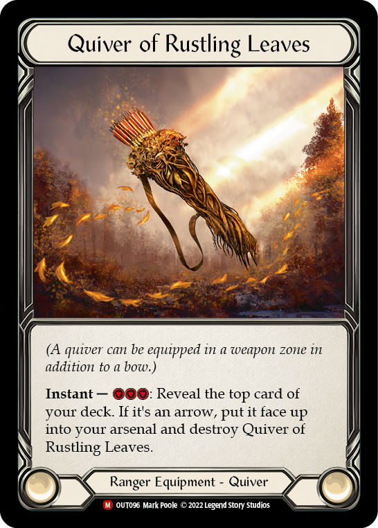 Quiver of Rustling Leaves [OUT096] (Outsiders) Rainbow Foil