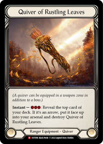 Quiver of Rustling Leaves [OUT096] (Outsiders) Cold Foil