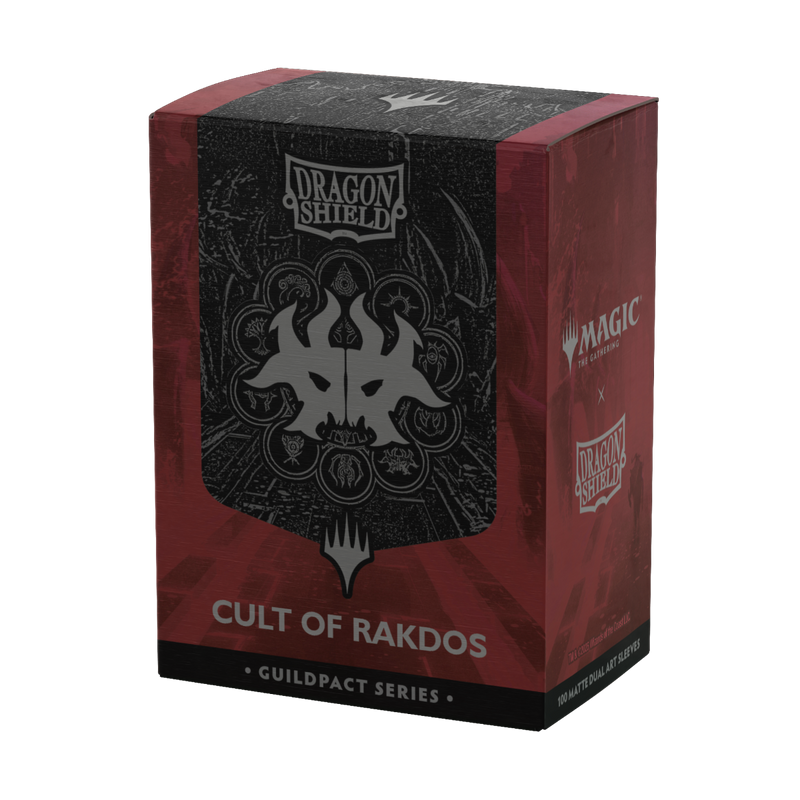 Dragon Shield: Standard 100ct Dual Matte Art Sleeves - Cult of Rakdos