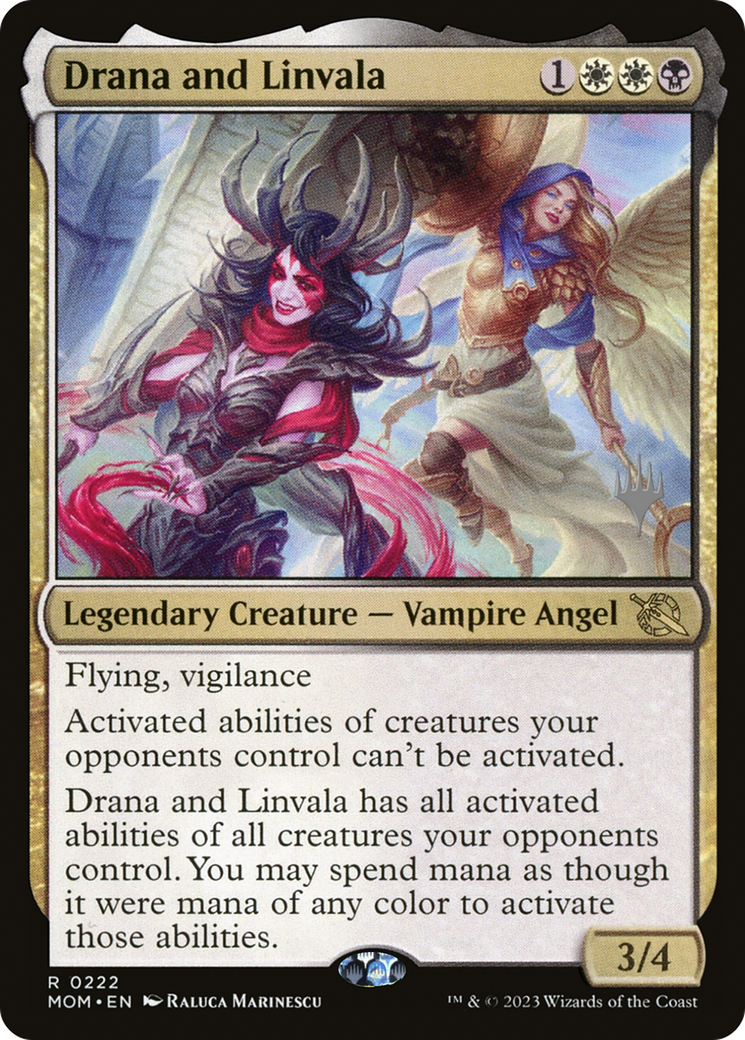 Drana and Linvala (Promo Pack) [March of the Machine Promo Pack]