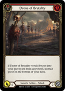 Drone of Brutality (Red) [RNR015-R] (Rhinar Hero Deck) 1st Edition Normal