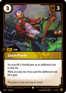 front of card Zaun Punk [Spiritforged] 160/221