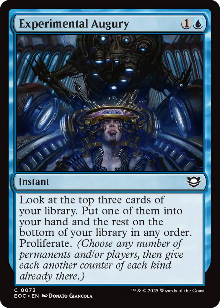 Experimental Augury [Edge of Eternities Commander]