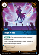 front of card High Note [Radiance] 048/167