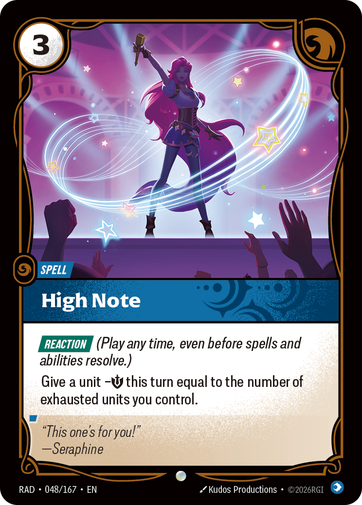 front of card High Note [Radiance] 048/167
