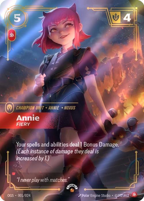 Annie - Fiery [Organized Play Promos]