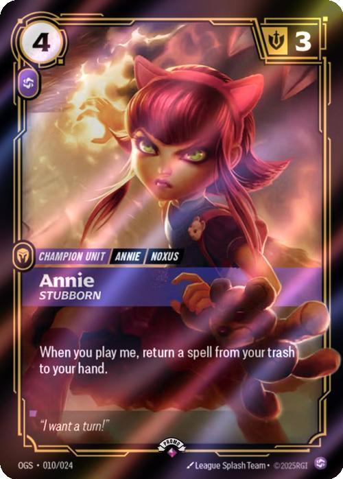 Annie - Stubborn [Organized Play Promos]
