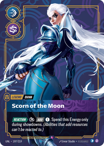 front of card Diana, Scorn of the Moon [Unleashed] 197/219