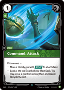 front of card Command: Attack [Radiance] 033/167