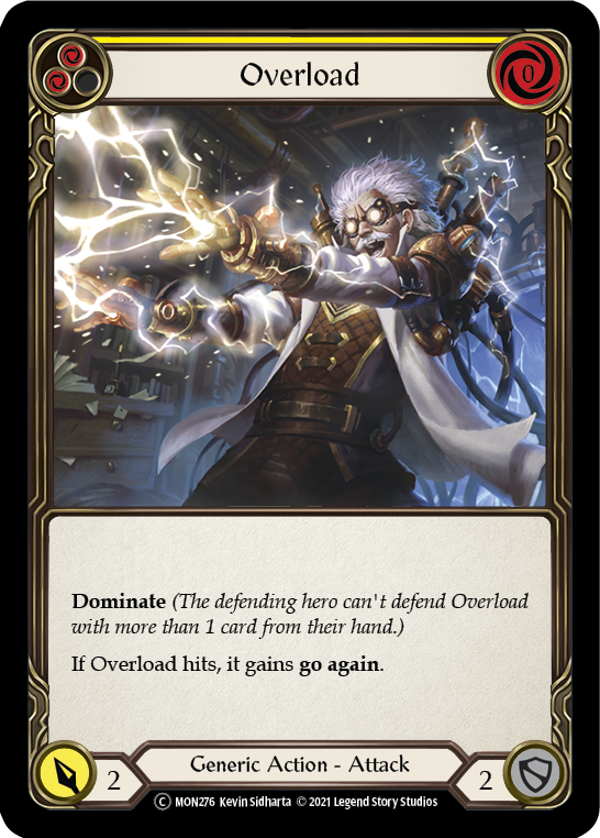 Overload (Yellow) [U-MON276-RF] (Monarch Unlimited) Unlimited Rainbow Foil
