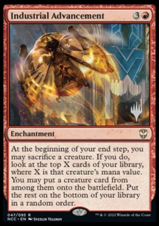 Industrial Advancement (Promo Pack) [Streets of New Capenna Commander Promo Pack]