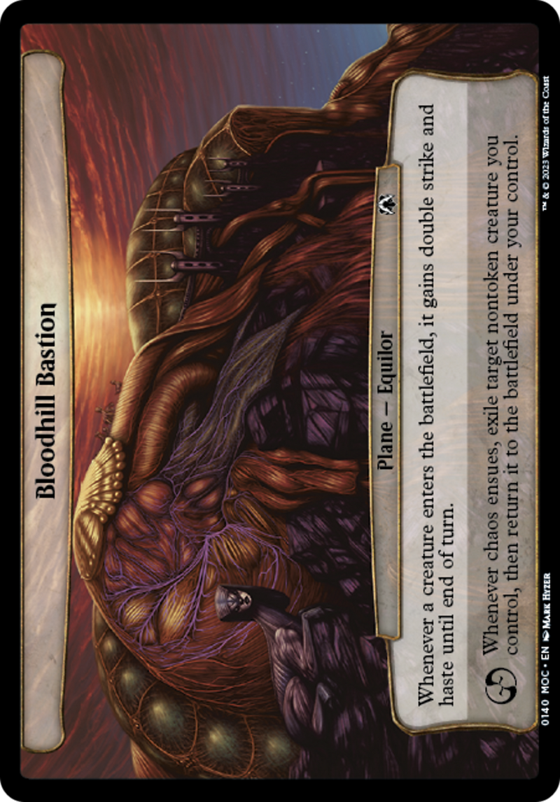 (Oversized Plane) Bloodhill Bastion [March of the Machine Commander Planes]
