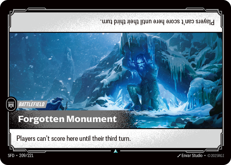front of card Forgotten Monument [Spiritforged] 209/221