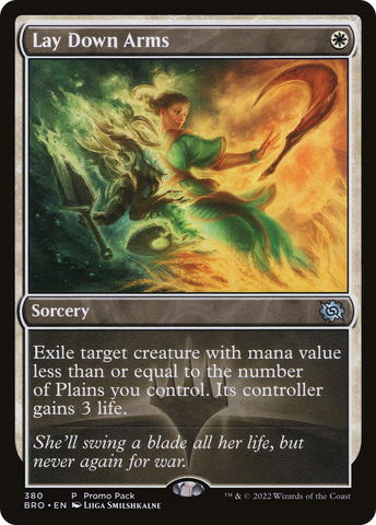 Lay Down Arms (Promo Pack) [The Brothers' War Promo Pack]