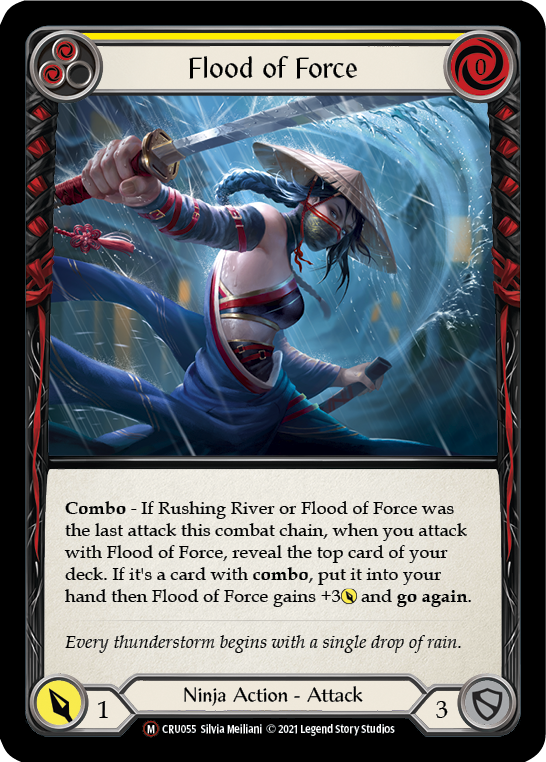 Flood of Force [U-CRU055] (Crucible of War Unlimited) Unlimited Normal