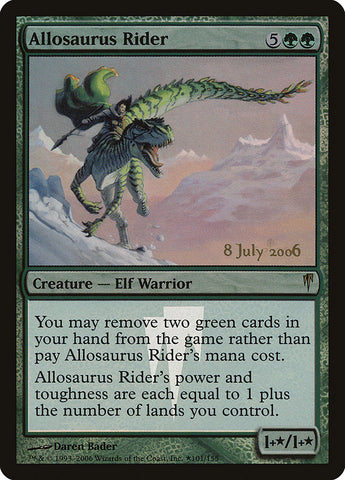 Allosaurus Rider (Dated Promos) [Coldsnap Promos]