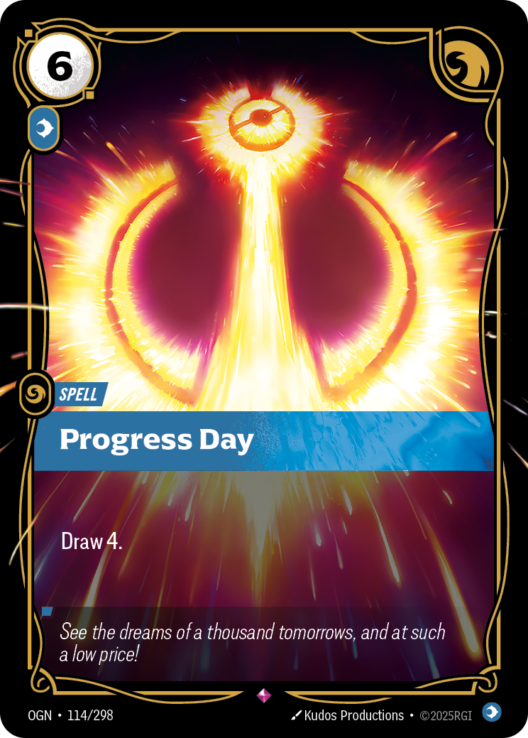 front of card Progress Day [Origins]