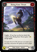 Rising Knee Thrust (Red) [U-WTR104] (Welcome to Rathe Unlimited) Unlimited Rainbow Foil