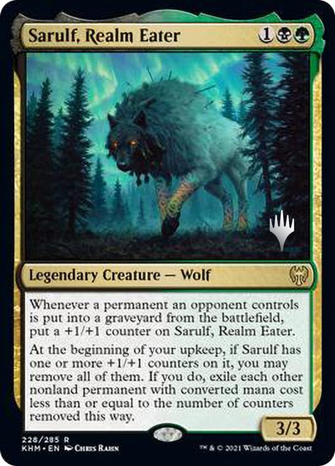 Sarulf, Realm Eater (Promo Pack) [Kaldheim Promo Pack]