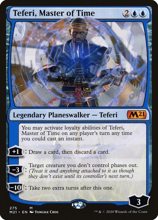 Teferi, Master of Time (Promo Pack) (275) [Core Set 2021 Promo Pack]