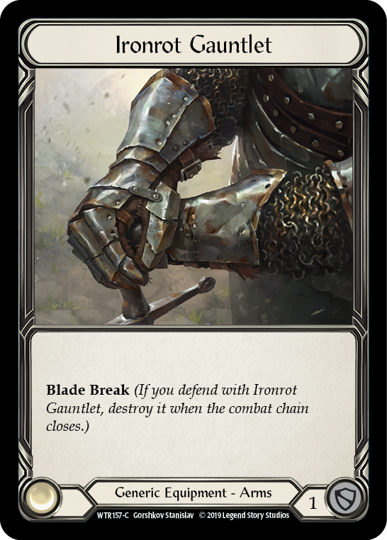 Ironrot Gauntlet [WTR157-C] (Welcome to Rathe) Alpha Print Normal