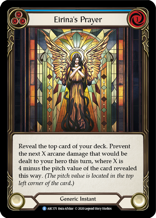 Eirina's Prayer (Blue) [U-ARC175] (Arcane Rising Unlimited) Unlimited Normal