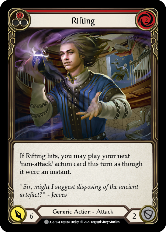 Rifting (Red) [U-ARC194] (Arcane Rising Unlimited) Unlimited Rainbow Foil