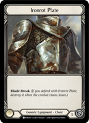 Ironrot Plate [U-WTR156] (Welcome to Rathe Unlimited) Unlimited Normal