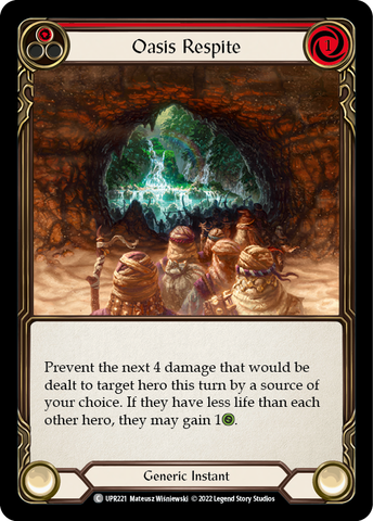 Oasis Respite (Red) [UPR221] (Uprising) Rainbow Foil
