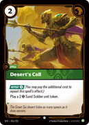 front of card Desert's Call [Spiritforged] 031/221