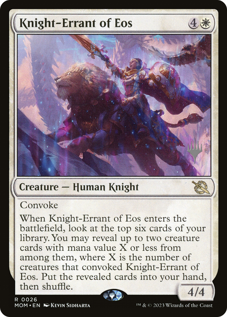 Knight-Errant of Eos (Promo Pack) [March of the Machine Promo Pack]