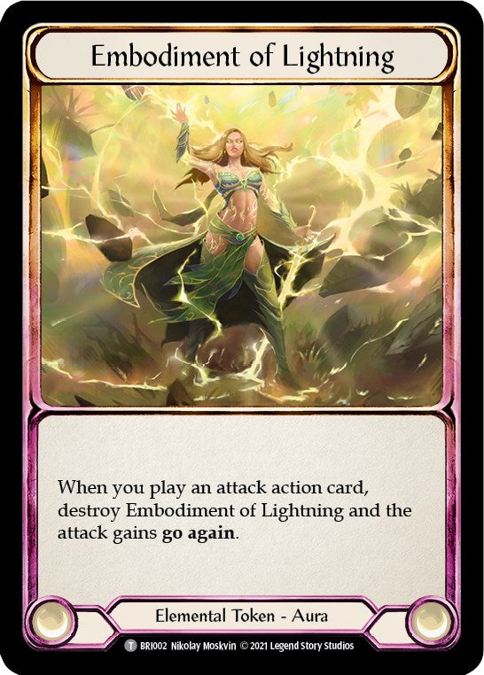 Embodiment of Lightning // Embodiment of Earth [BRI002/BRI003] (Tales of Aria Briar Blitz Deck) 1st Edition Normal