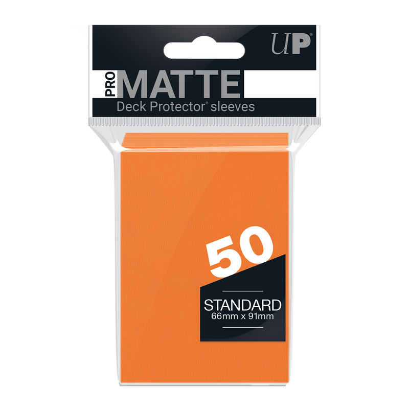 Ultra PRO: Standard 50ct Sleeves - PRO-Matte (Orange)